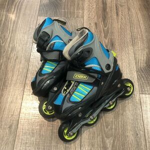 DBX Inline Skates Shoe Size 1-4 Kids Inline Skates - Blue and Black